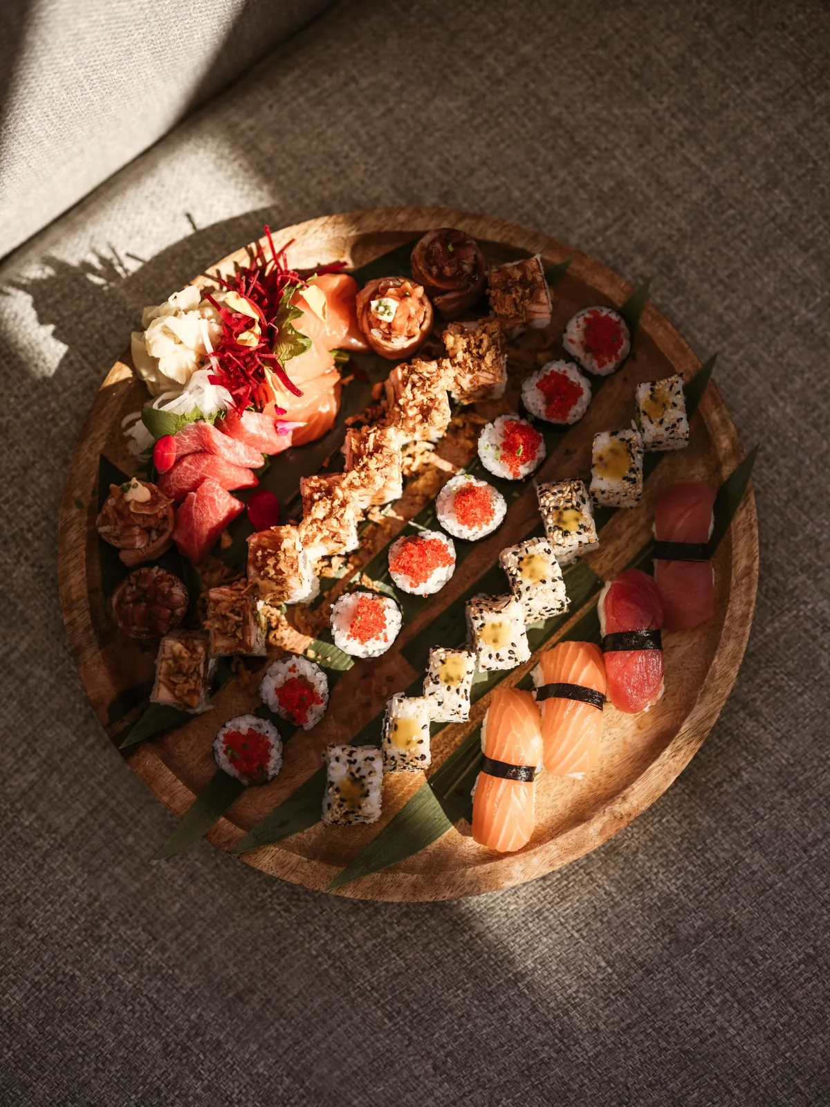 Sushi de autor at Blau Sand