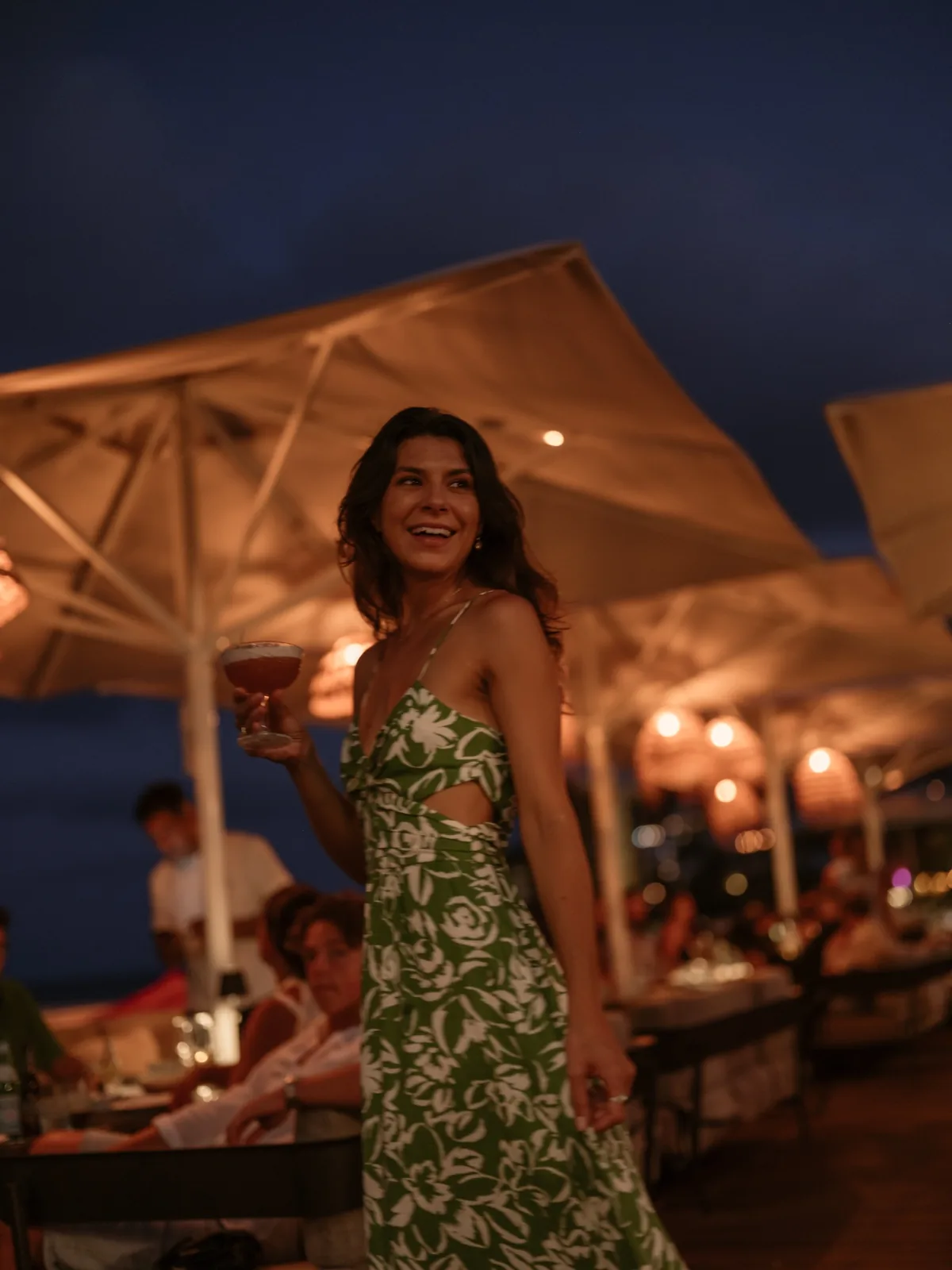 Ambiente nocturno en Blau Sand Ibiza